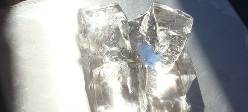 Speciality ice cubes and blocks.